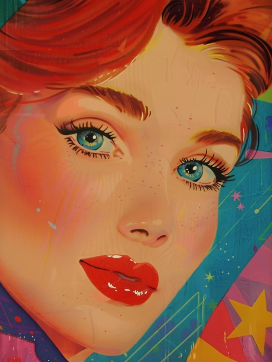 Vibrant Visions of Pop Art Beauty - Image 2