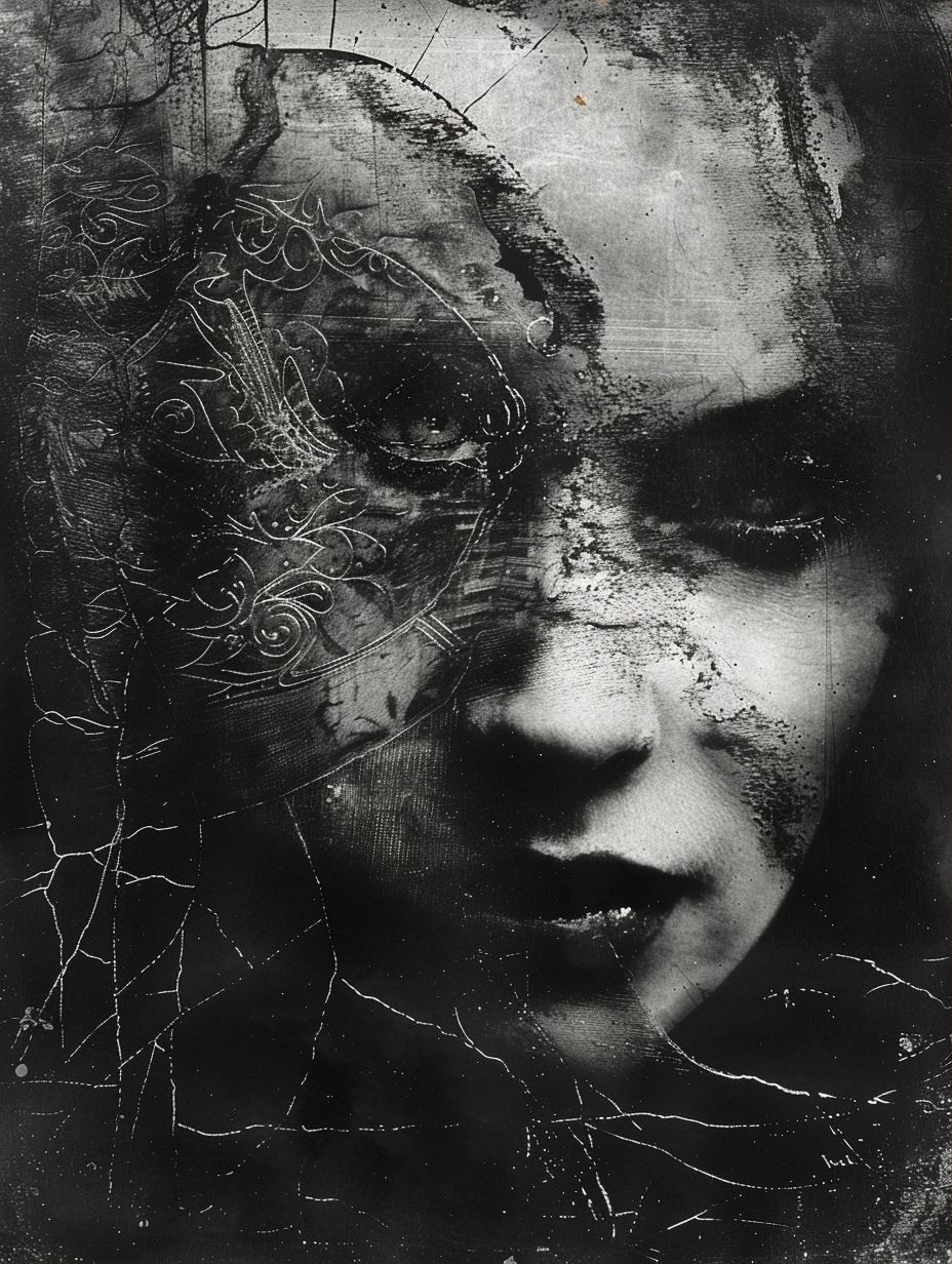Haunting Shadows of Ethereal Faces - Image 1
