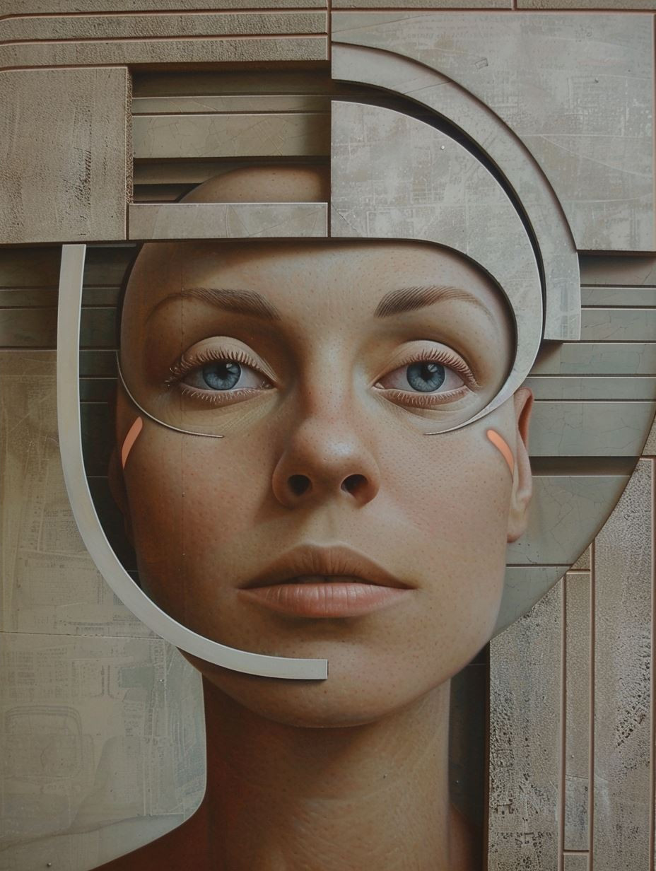 Ancient Stone Cybernetic Portraits - Image 4