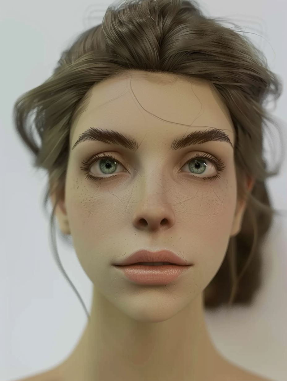 Hyper-Realistic Female Portrait Sculptures - Image 1