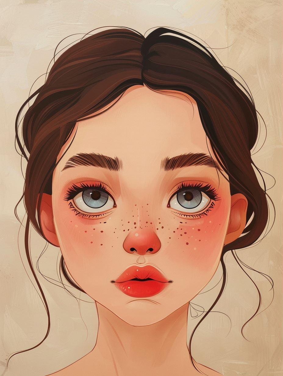 Soft Ethereal Digital Portrait - Image 3