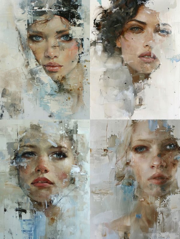 Fragmented Soul in Pale Hues