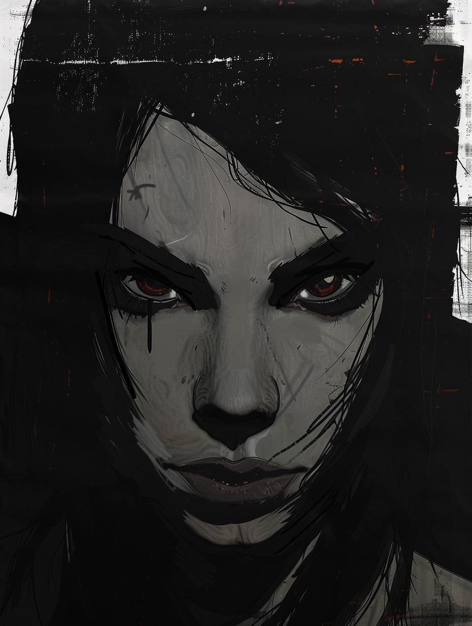 Dark Melancholic Digital Portraits - Image 4