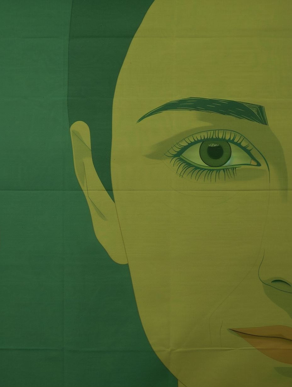 Technical Portrait of Freckled Beauty - Image 2