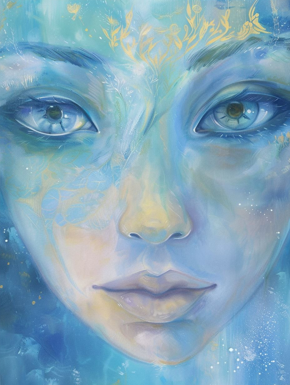 Ethereal Dreams in Azure - Image 4