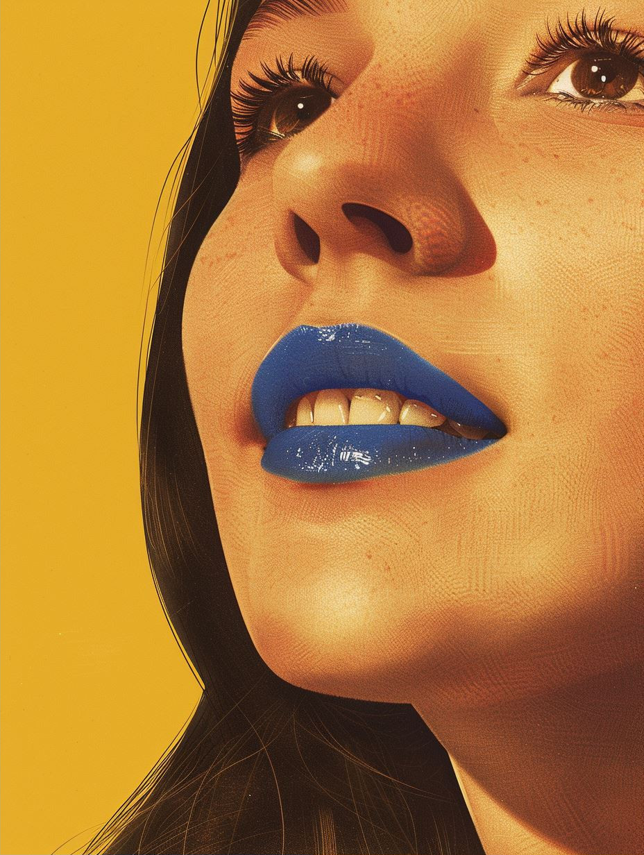 Bold Blue Contrast Portraiture - Image 2