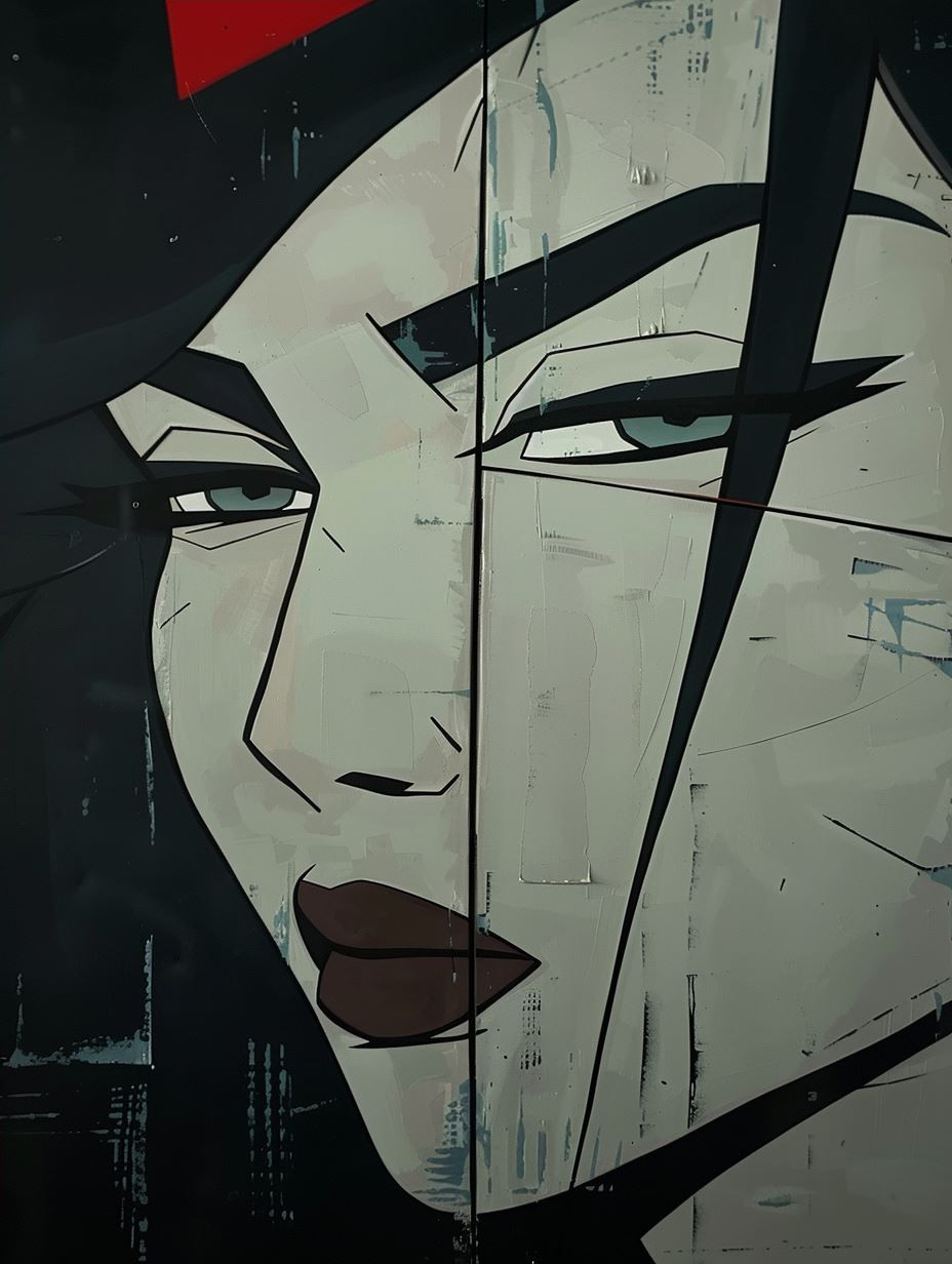 Noir Cyberpunk Comic Art Style - Image 4