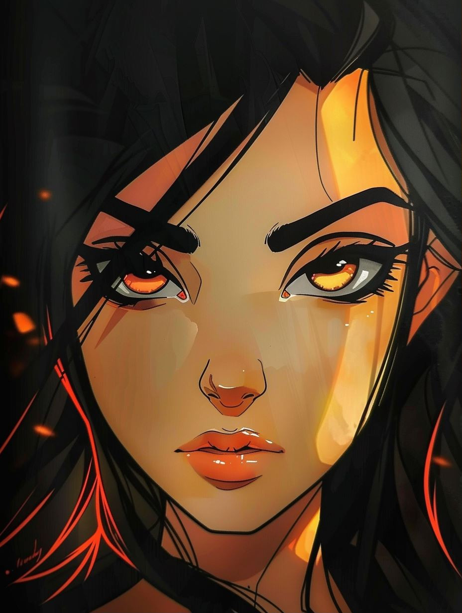 Amber Ember Gaze - Image 1