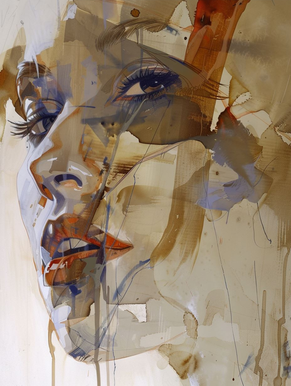 Fragmented Soul Abstract Portraits - Image 3