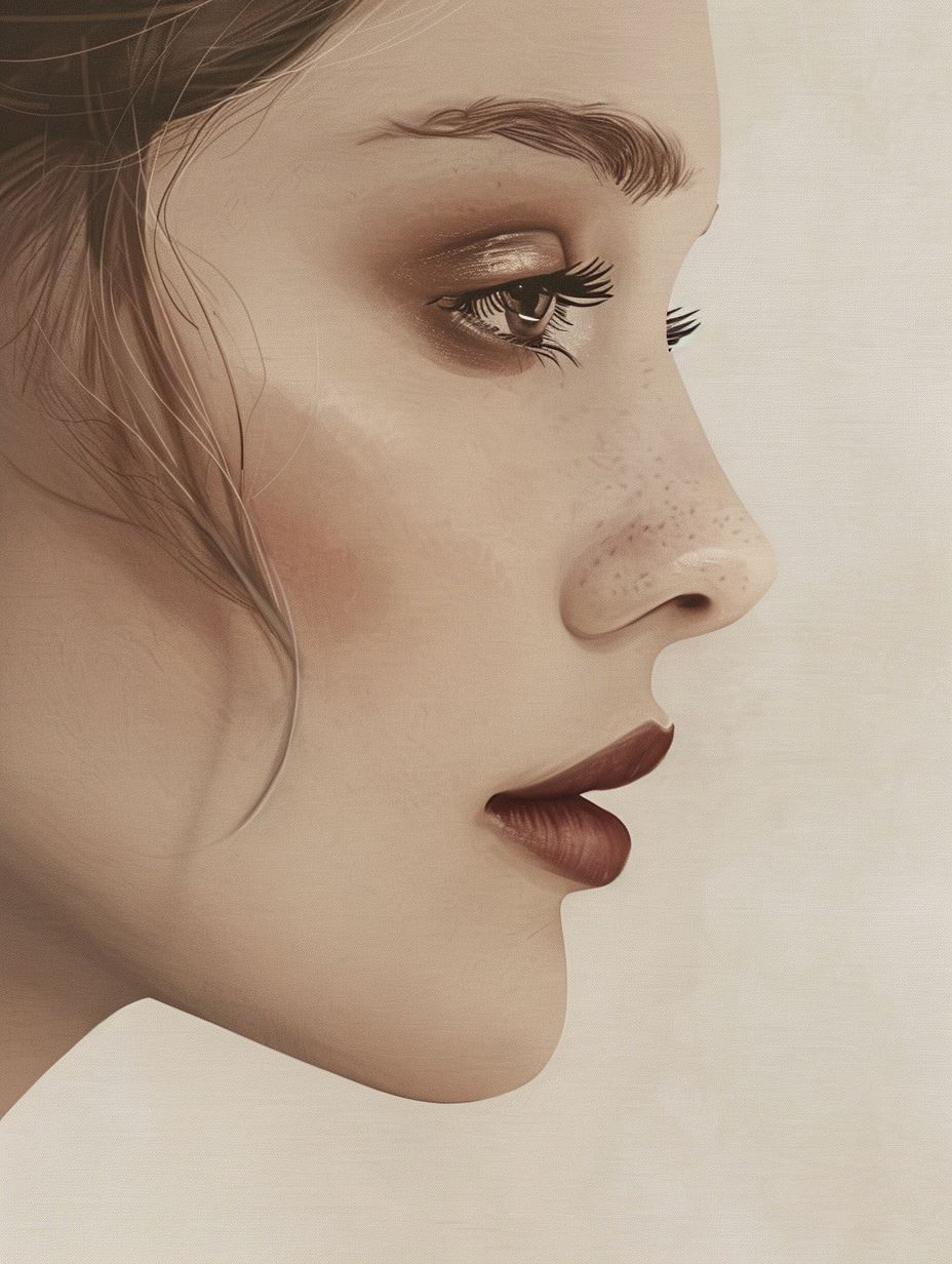 Ethereal Beauty in Soft Tones - Image 1