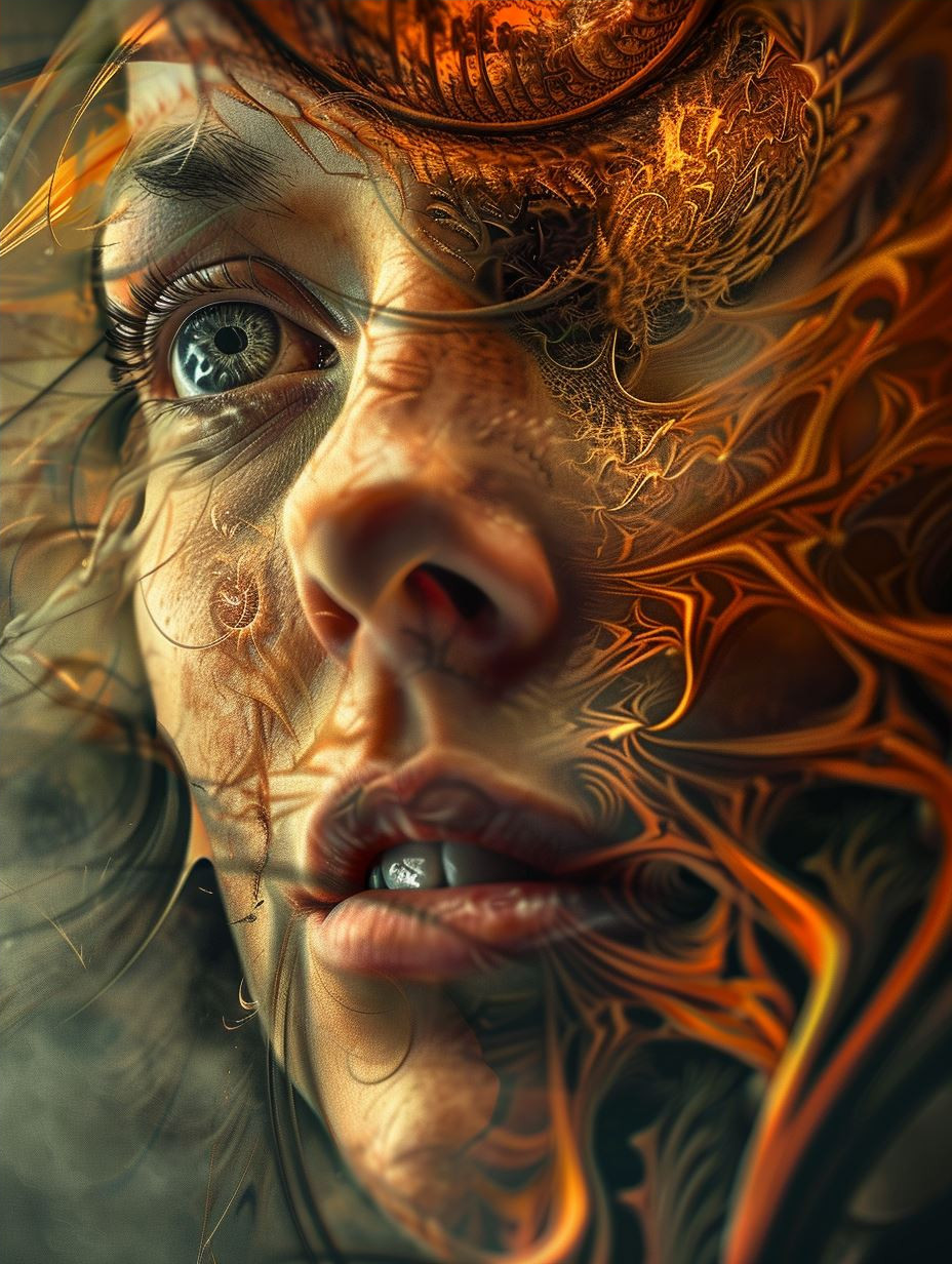 Ethereal Faces of Molten Fire - Image 4
