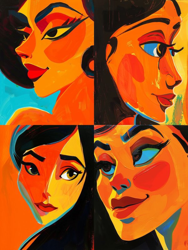 Vibrant Visions of Modern Womanhood