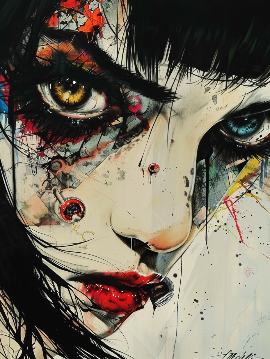 Gritty Abstract Portraiture Study - Image 4