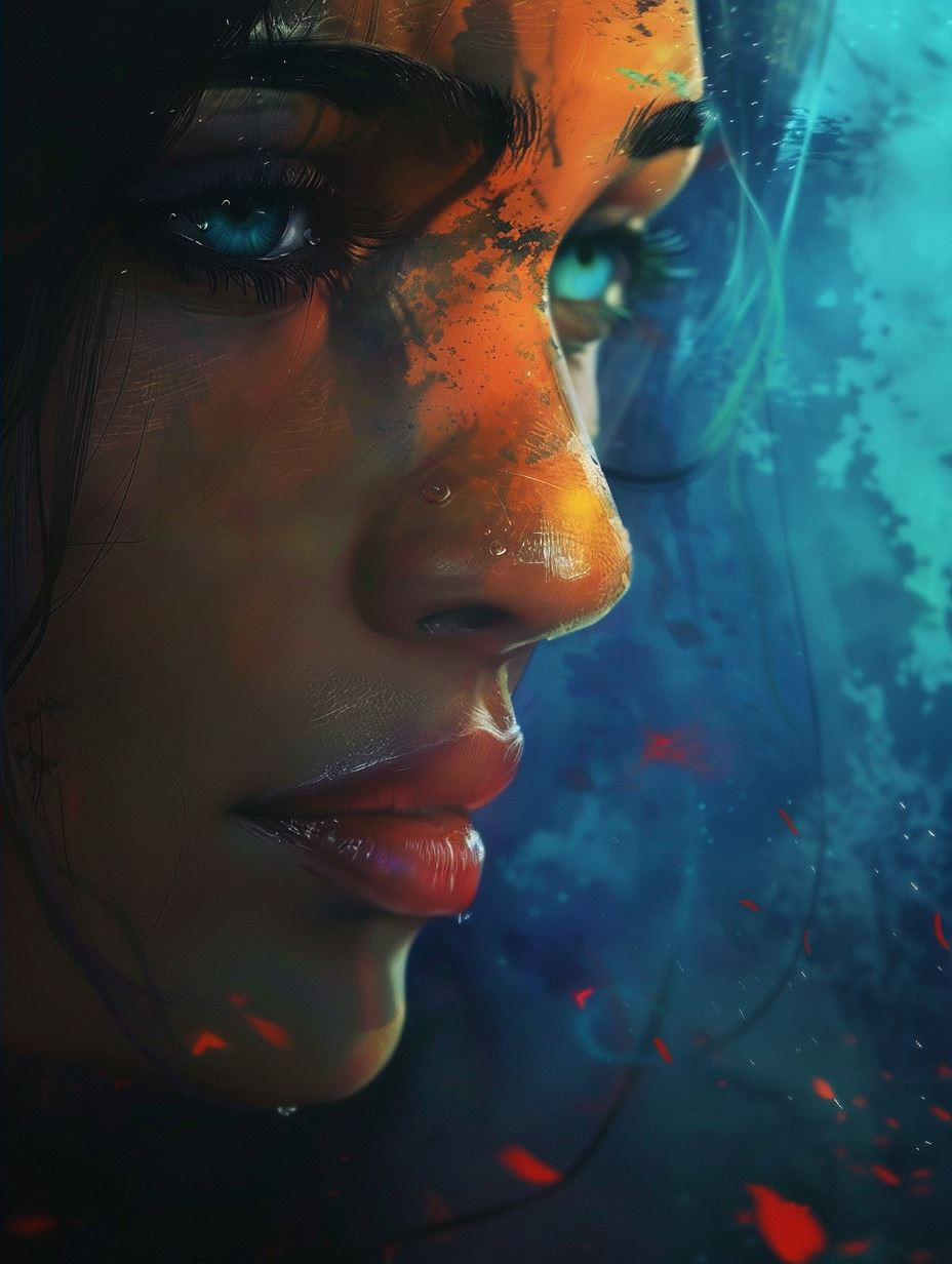 Neon Ethereal Portrait Studies - Image 2