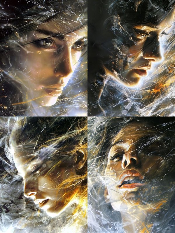 Ethereal Portraits of Cosmic Light