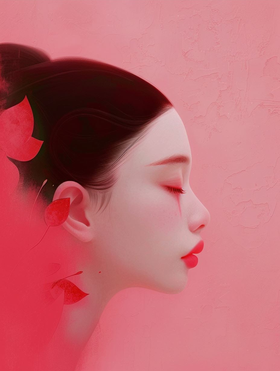 Ethereal Porcelain Dream Portrait - Image 3