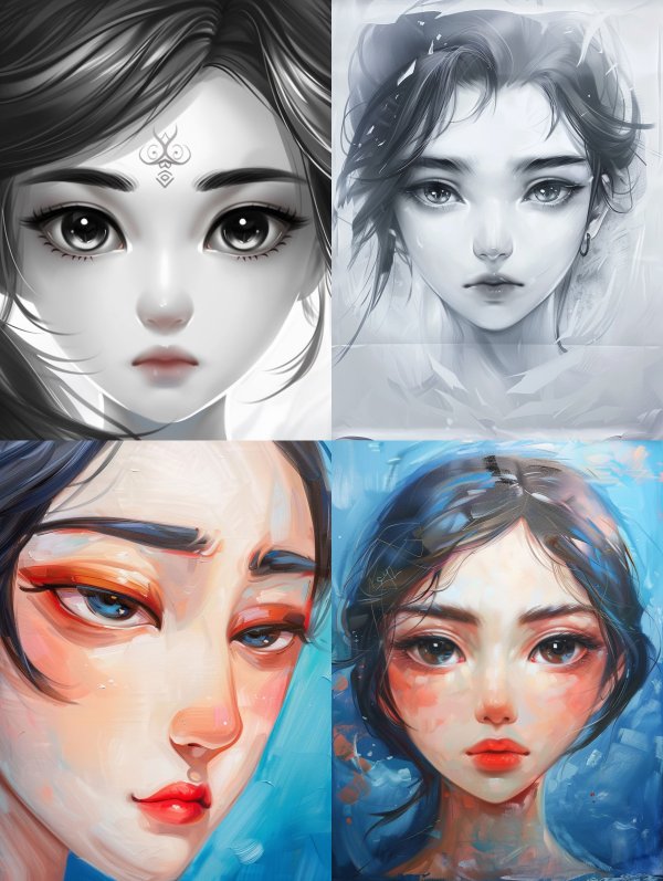 Ethereal Visions of Digital Beauty