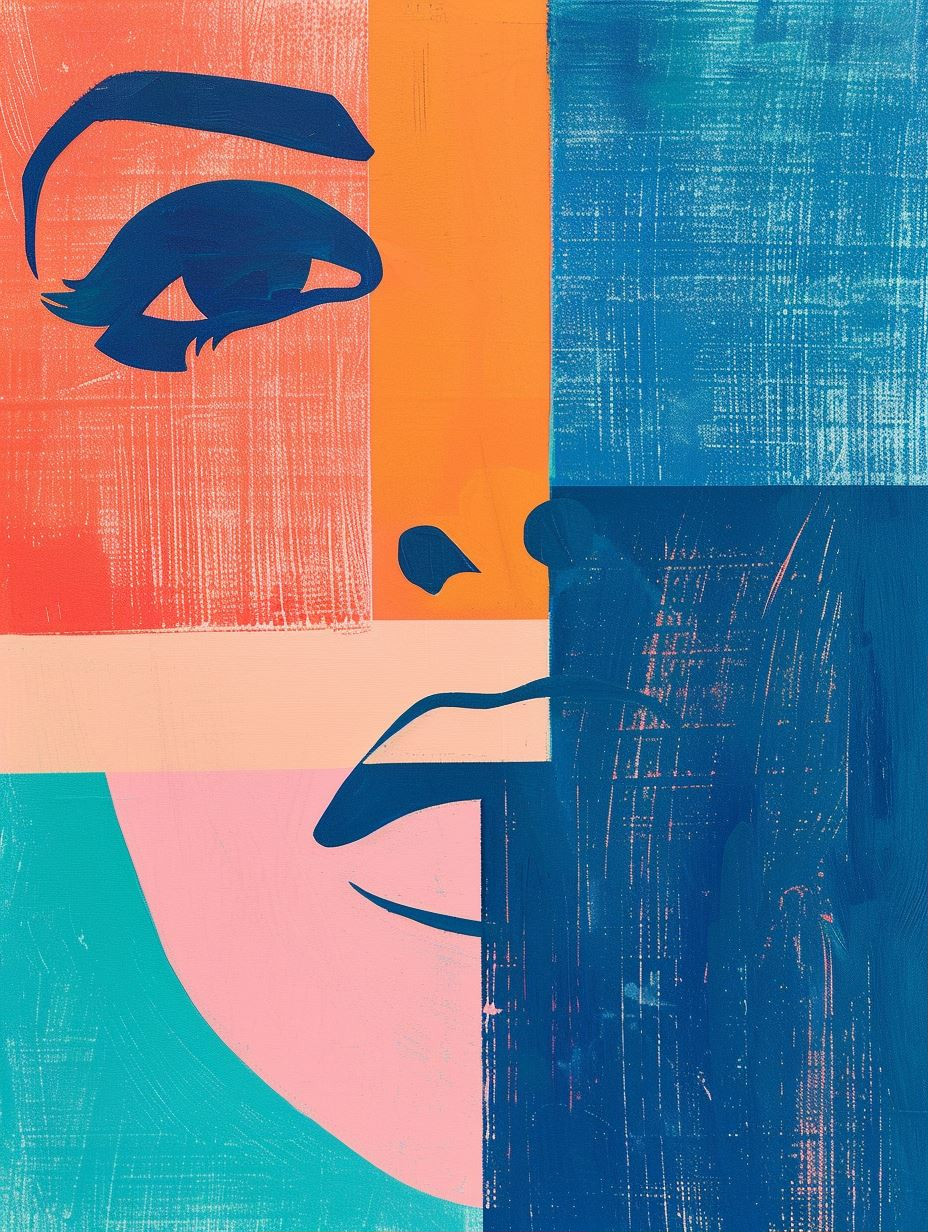 Fragmented Visions in Neon - Image 1