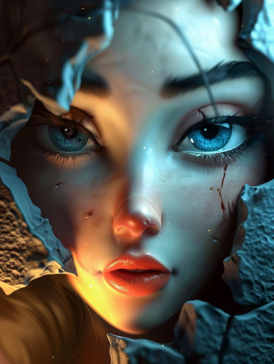 Ethereal Gaze in Stardust - Image 3