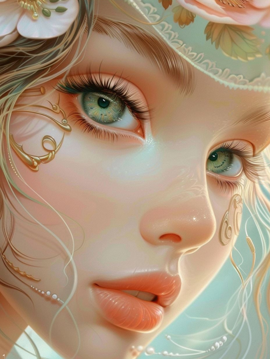 Ethereal Floral Goddess Portraits - Image 3