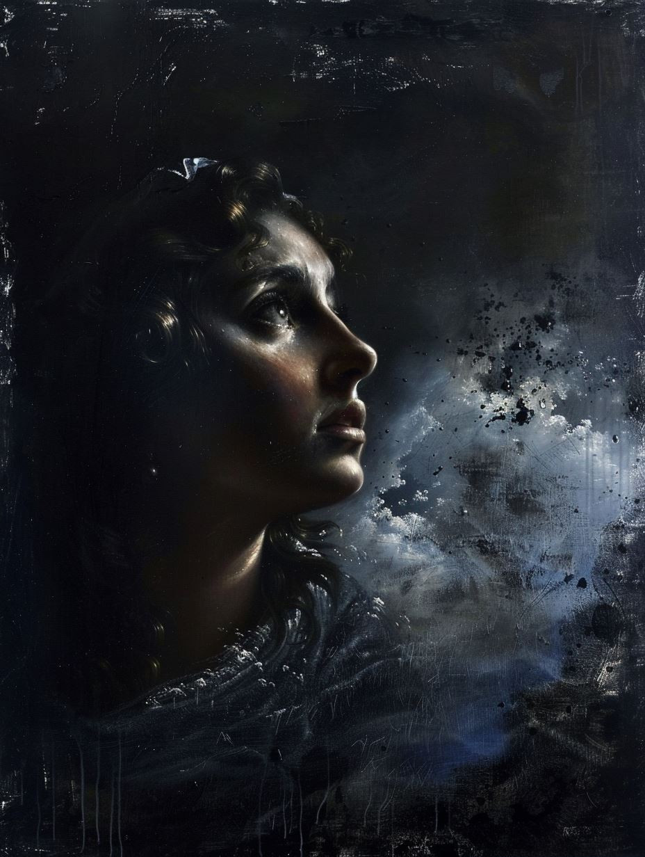 Ethereal Gazes in Shadow - Image 2