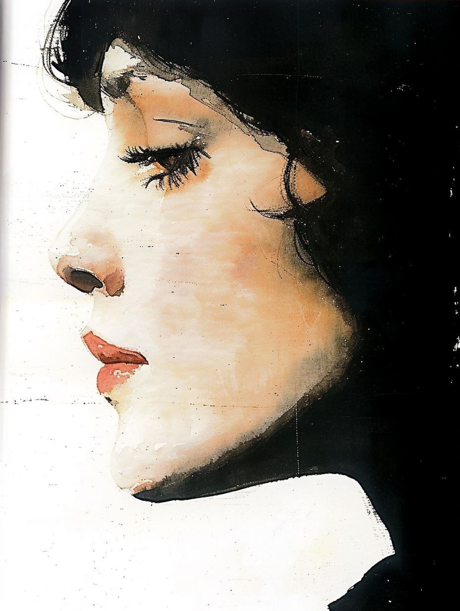 Vintage Gritty Portrait Study - Image 3