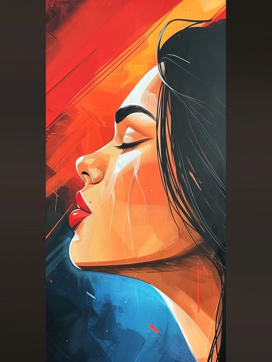 Vibrant Digital Portraiture Study - Image 1