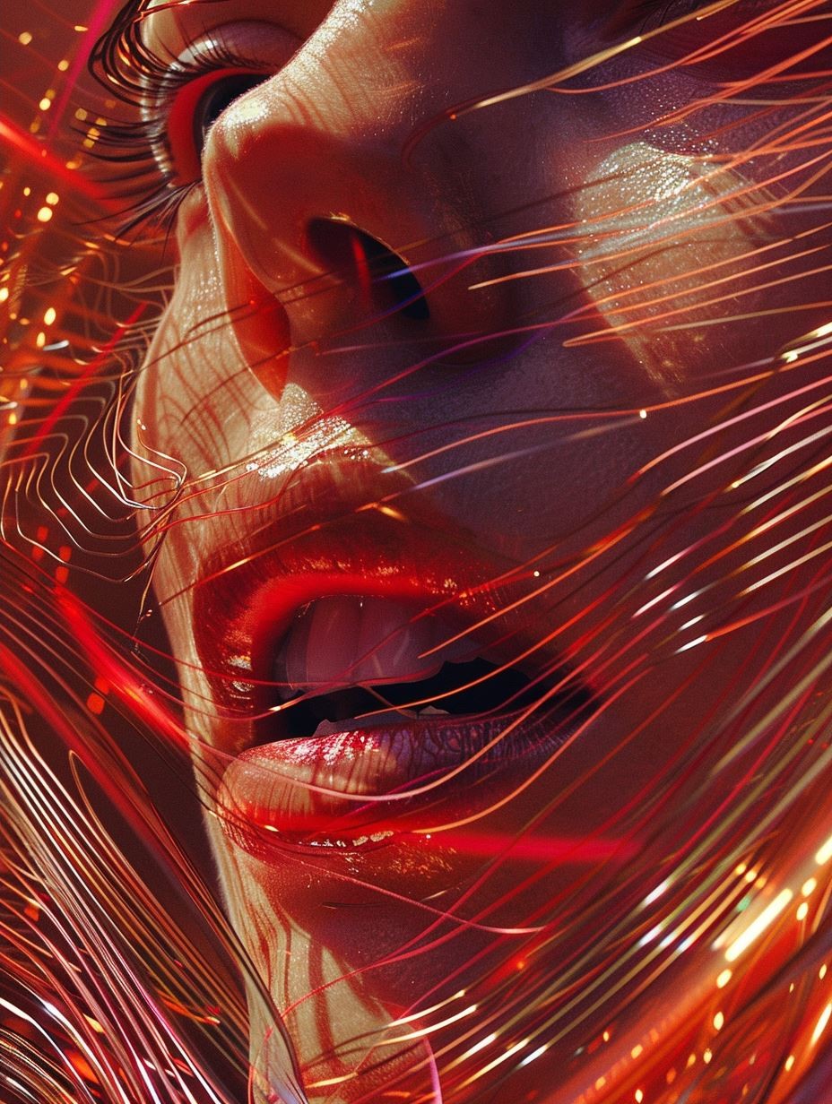 Liquid Chrome Cybernetic Portrait - Image 2