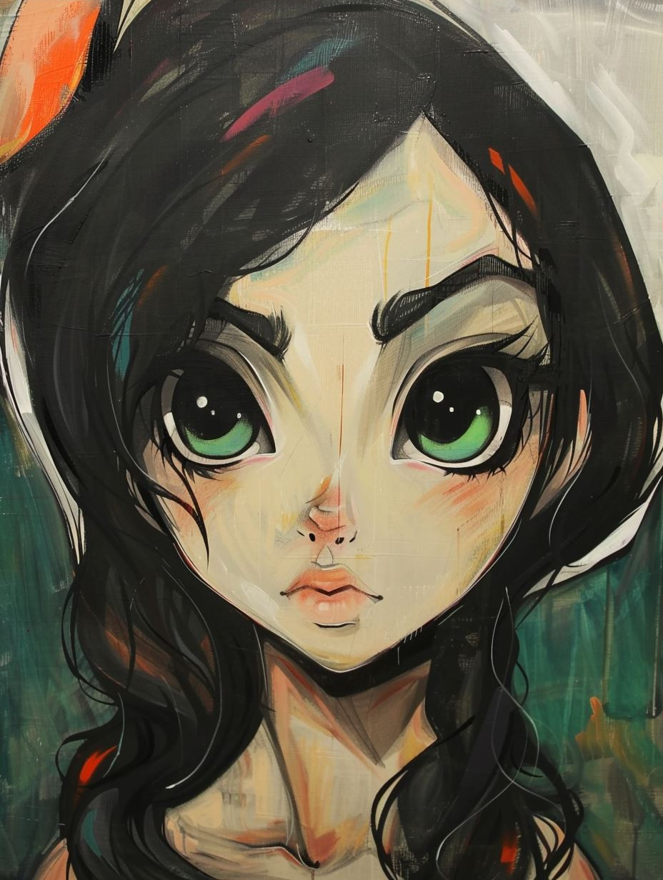 Ethereal Floral Anime Portraits - Image 3
