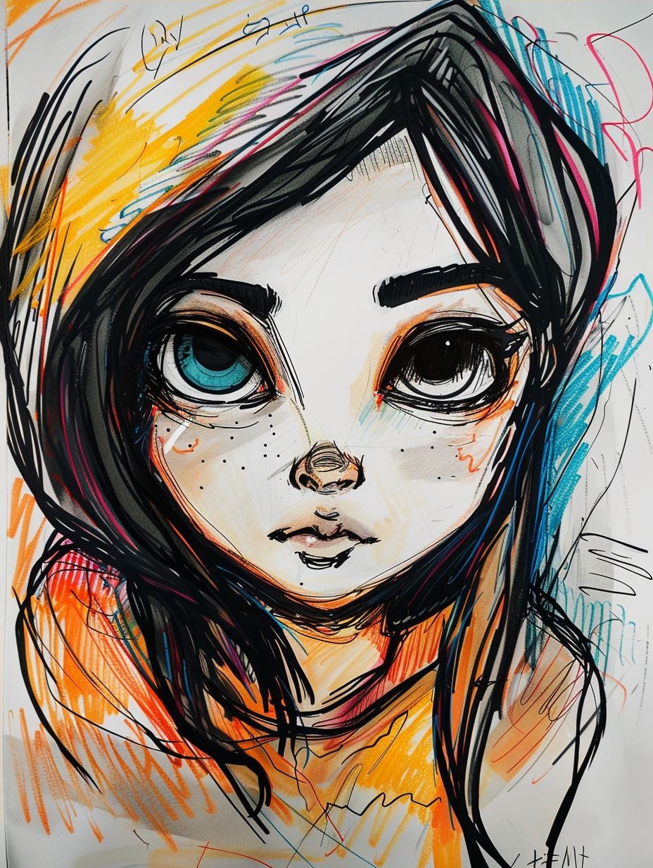 Abstract Urban Expressionist Portrait - Image 4