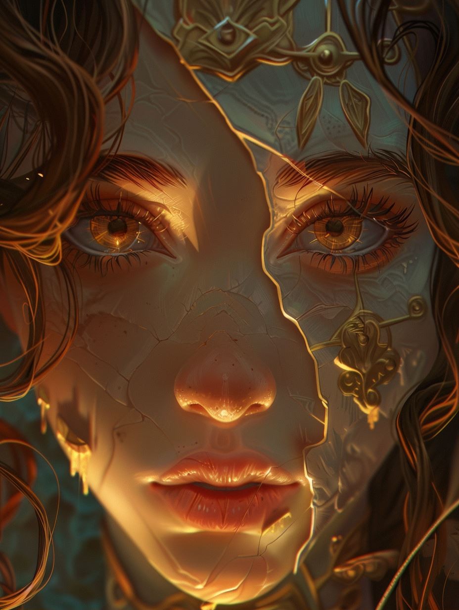 Gilded Porcelain Soul - Image 1