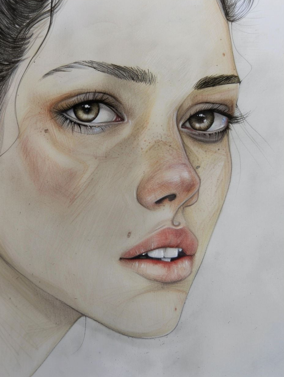 Ethereal Hyper-Realistic Portrait Study - Image 3
