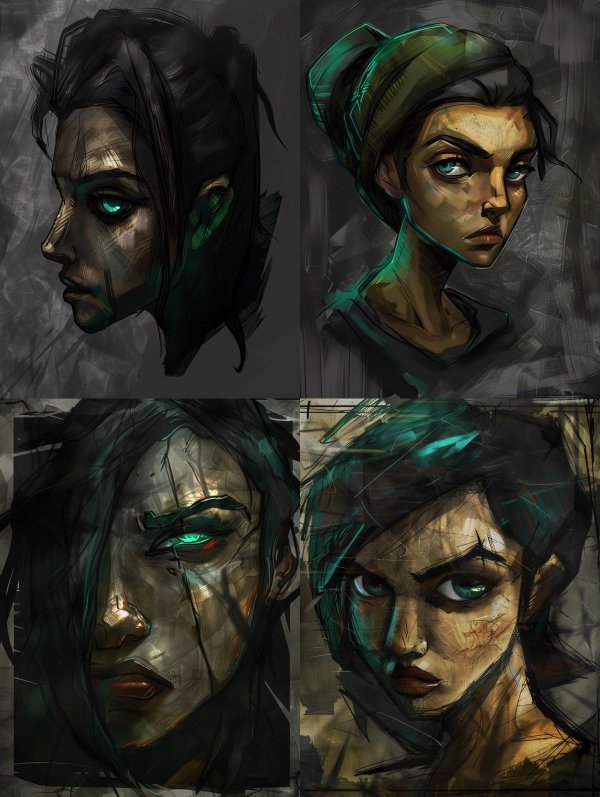 Dark Ethereal Character Concept Art