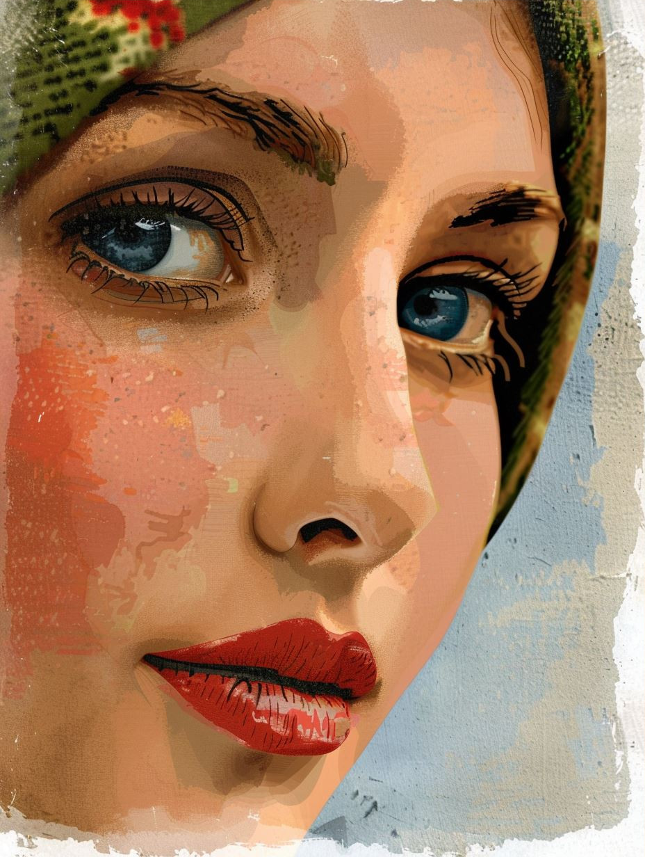 Vintage Oil Portrait Study - Image 3