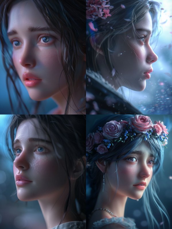 Ethereal Portraits of a Dreamy Maiden