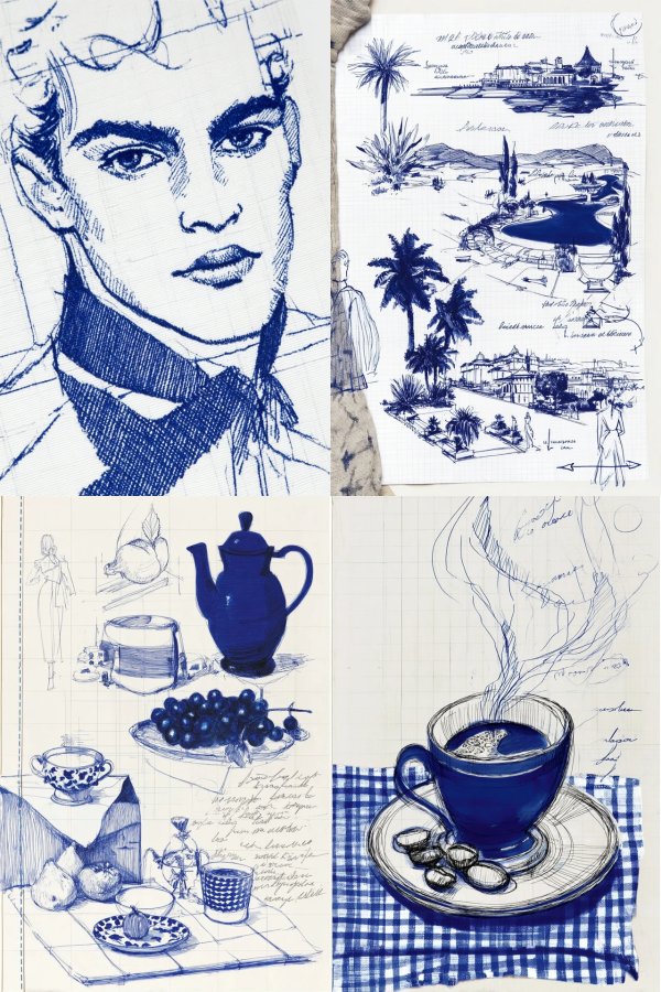 Azure Ink Reveries