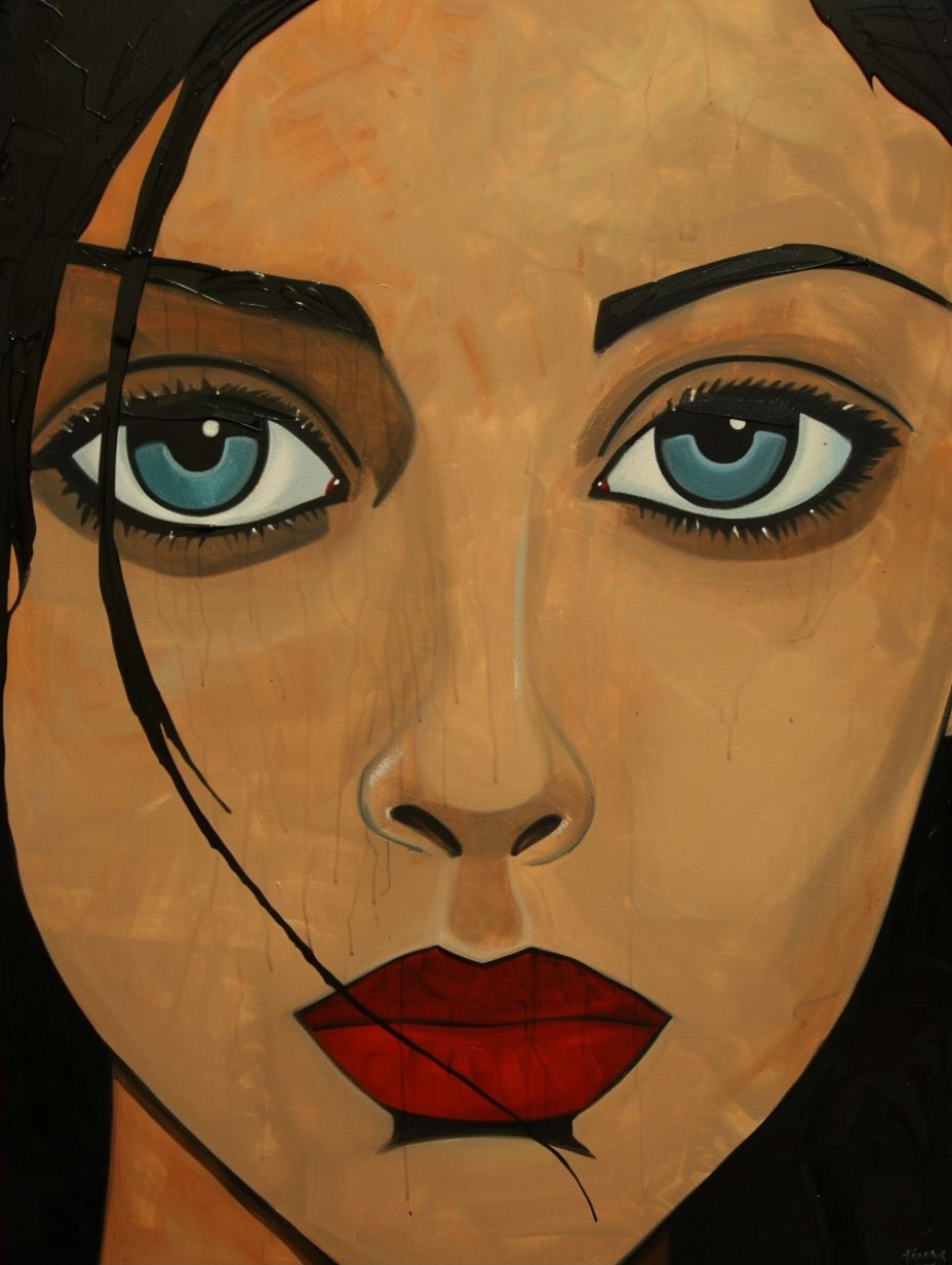 Modern Stylized Female Portrait Studies - Image 2
