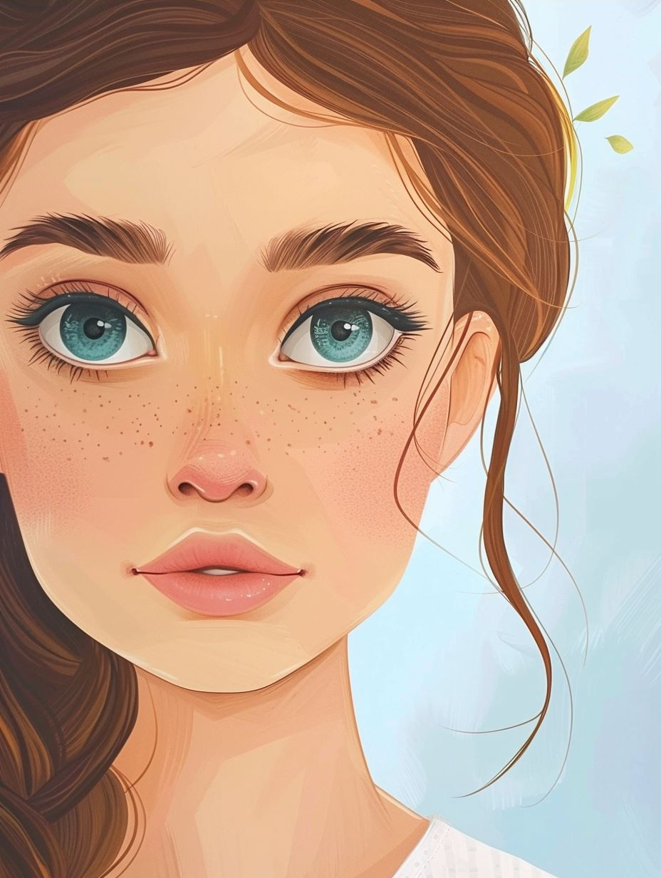 Digital Portraits of Ethereal Young Women - Image 3