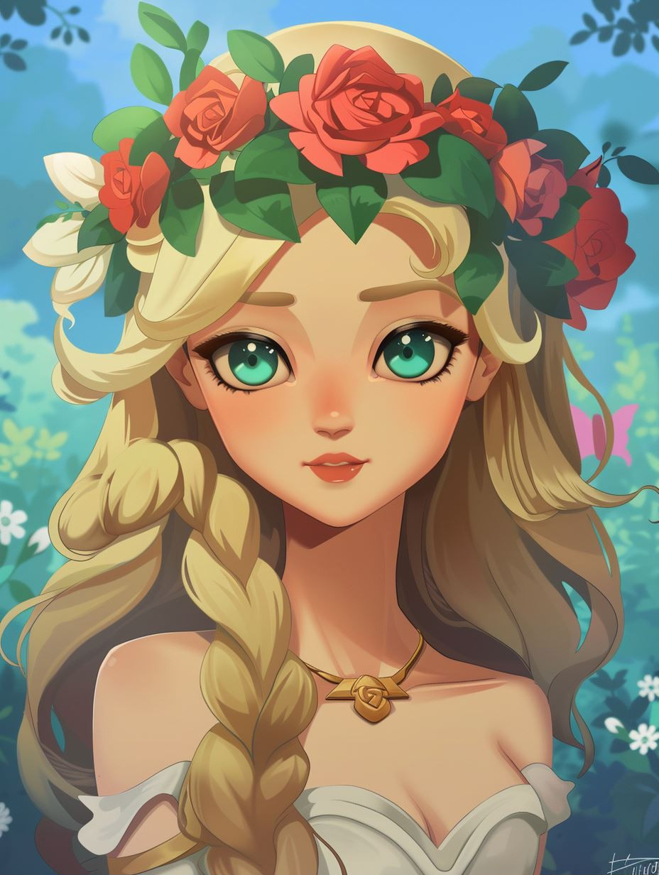 Ethereal Blossom Garden Maiden