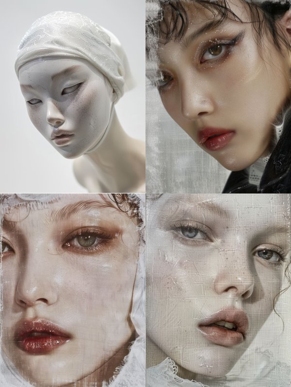Ethereal Pale Avant Garde Portraits