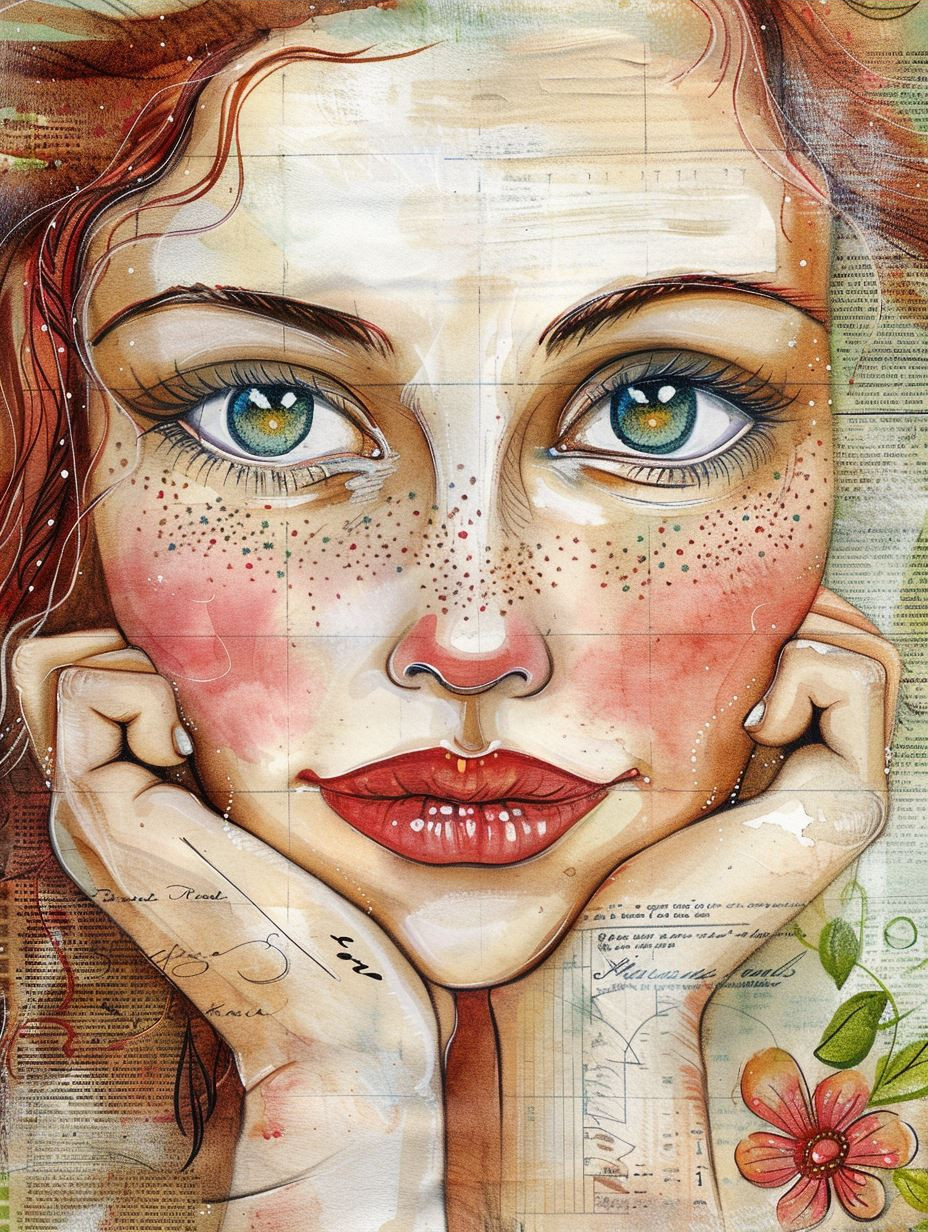 Ethereal Gazes: A Study of Feminine Beauty - Image 3