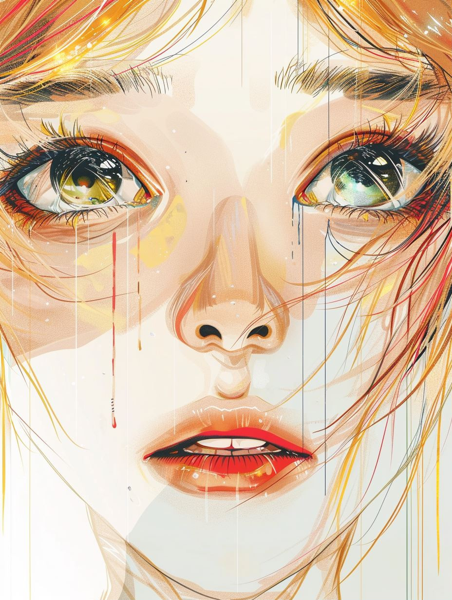 Ethereal Gilded Gaze - Image 1