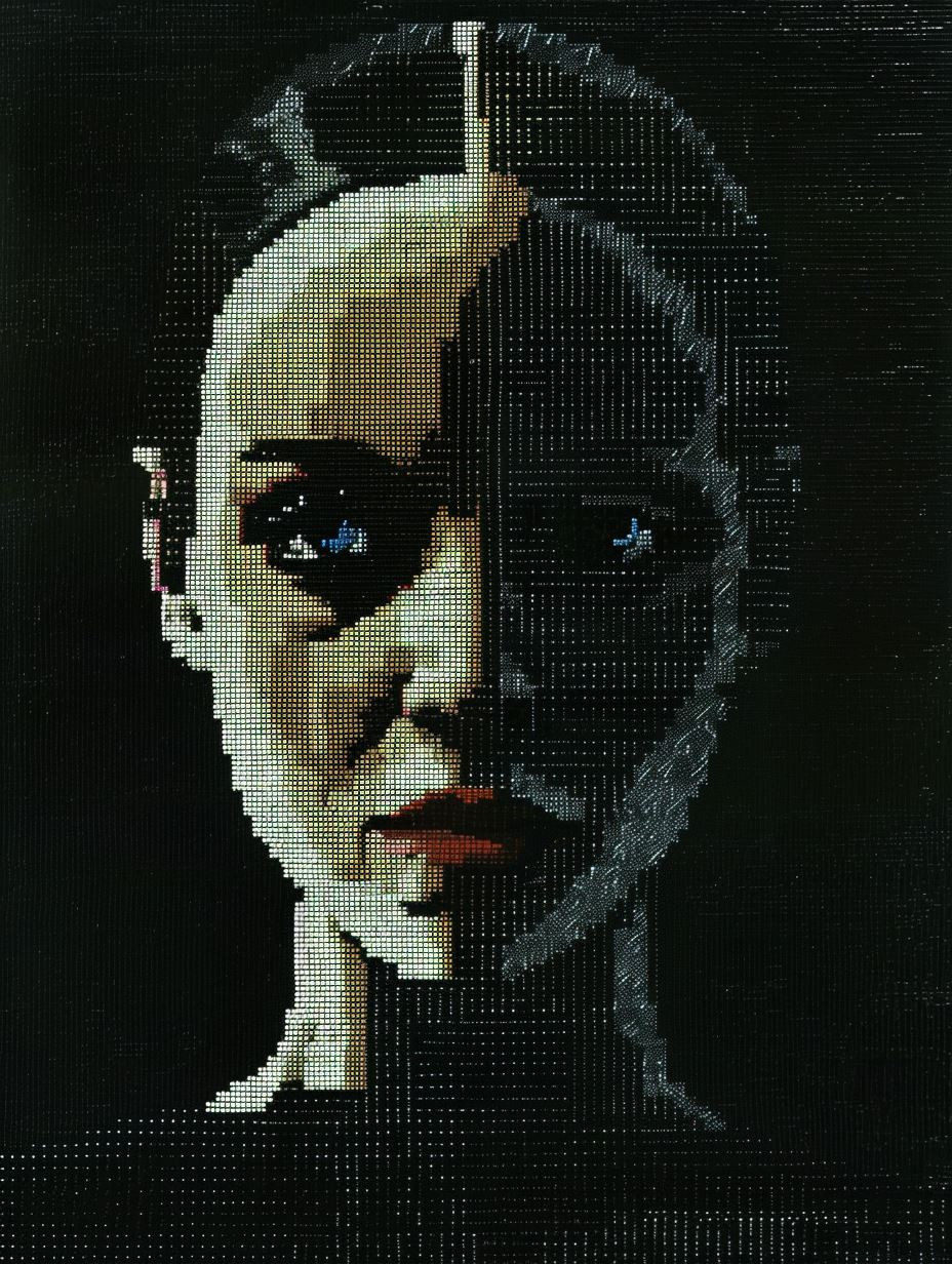 Digital Fragmentation of Human Form - Image 1