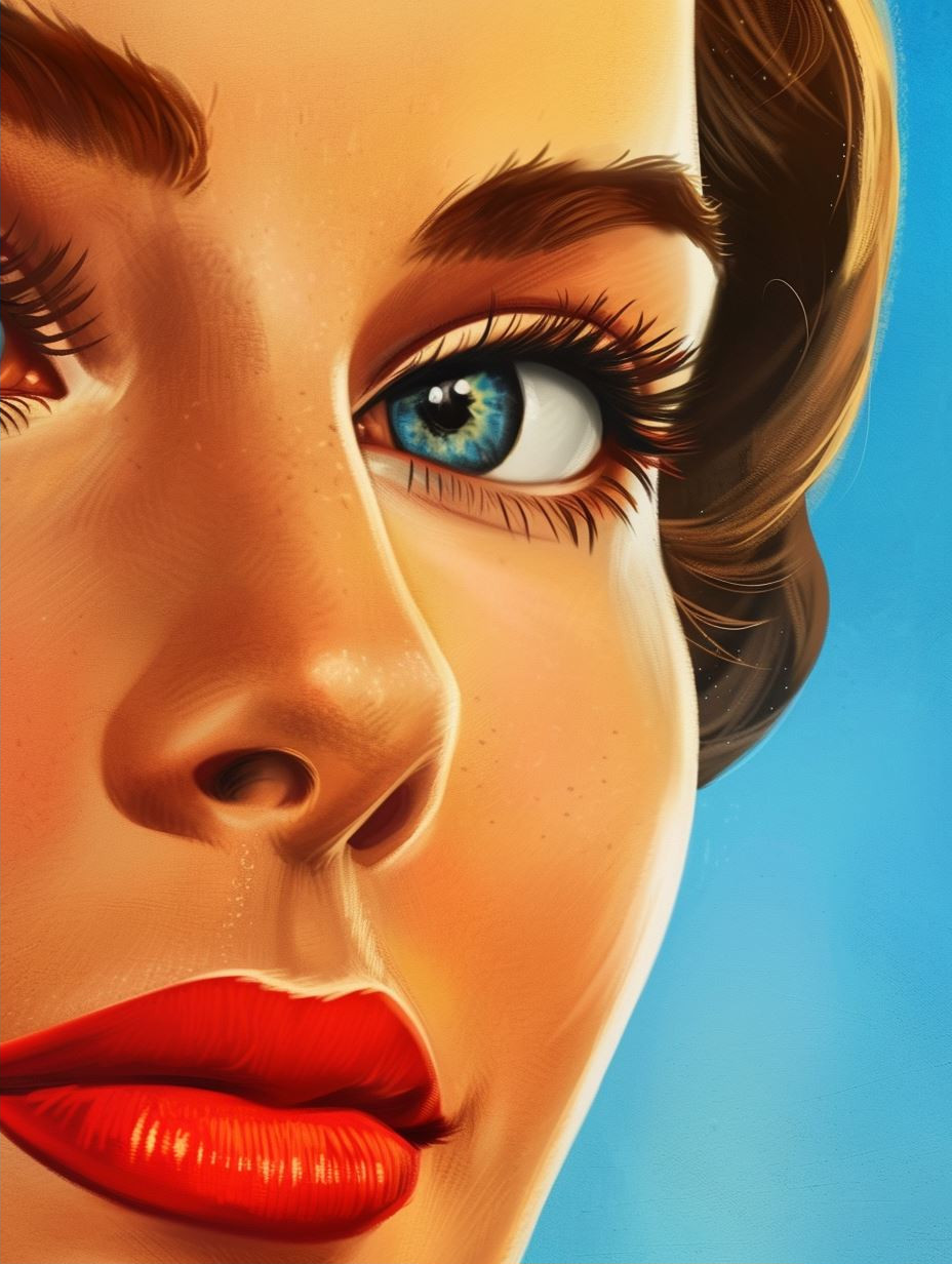 Vintage Glamour Beauty Portraits - Image 2