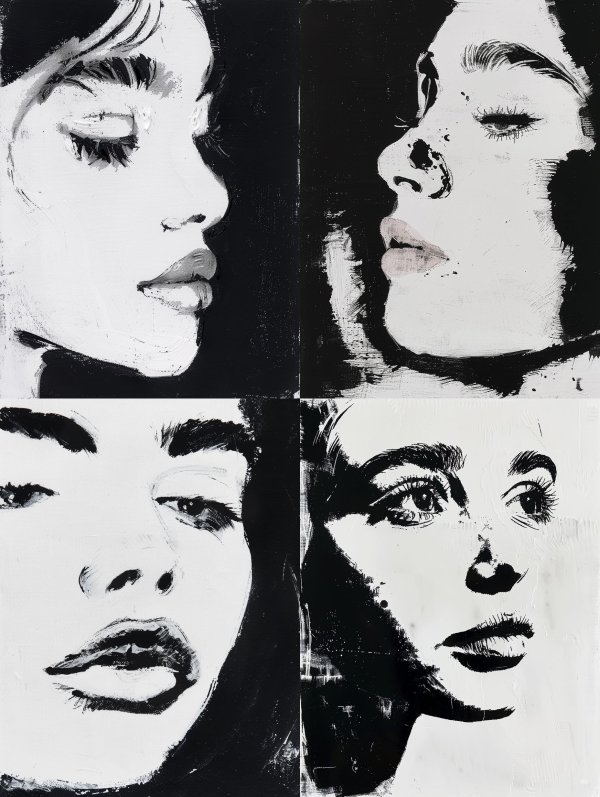 High Contrast Noir Portraits