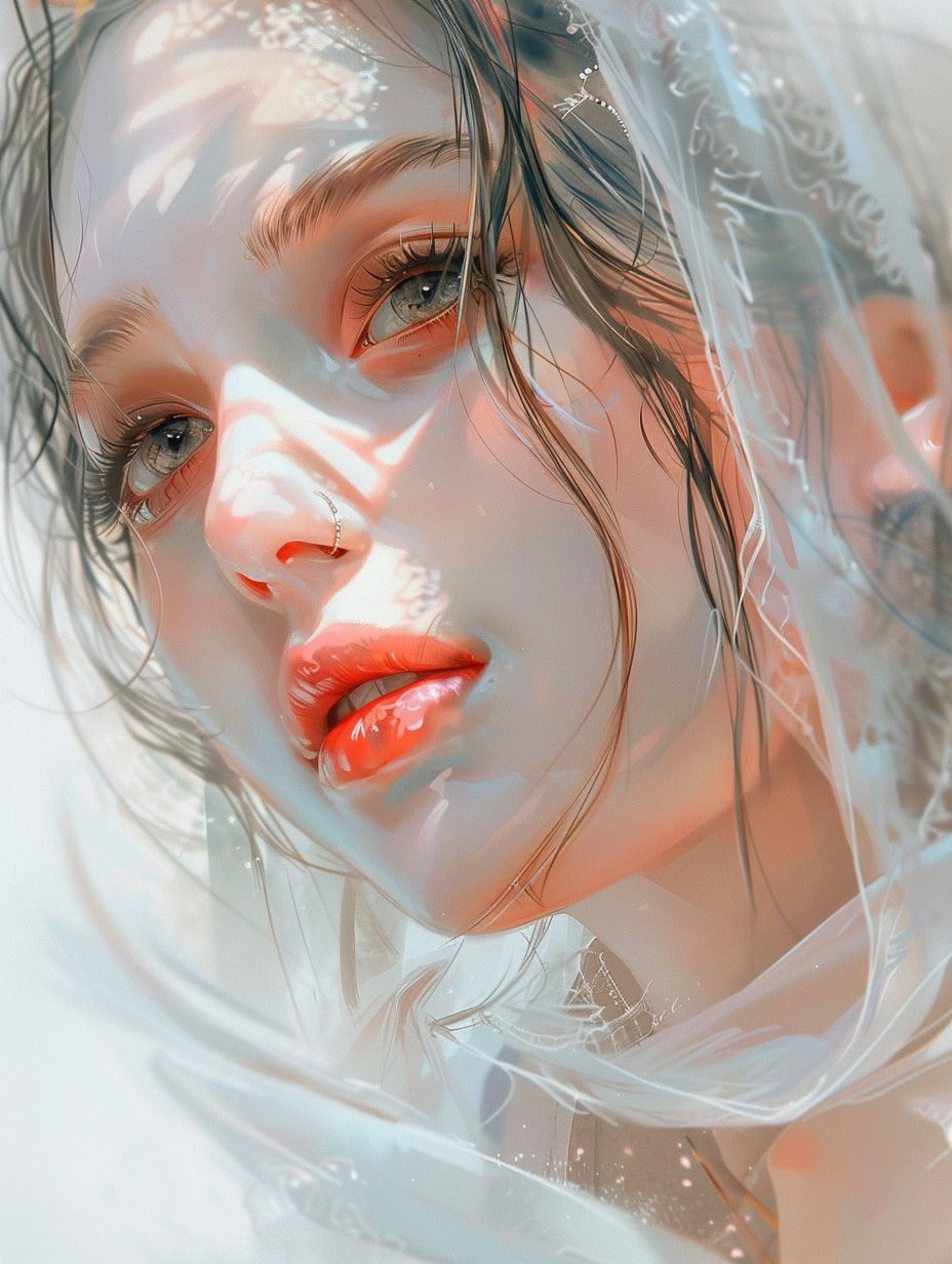 Ethereal Glow Luminous Portrait - Image 3