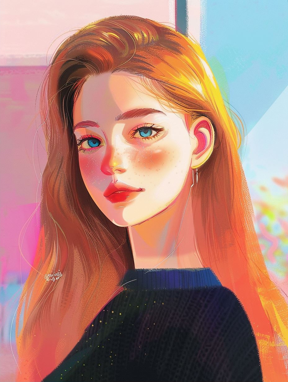 Vibrant Visions of Feminine Beauty - Image 2