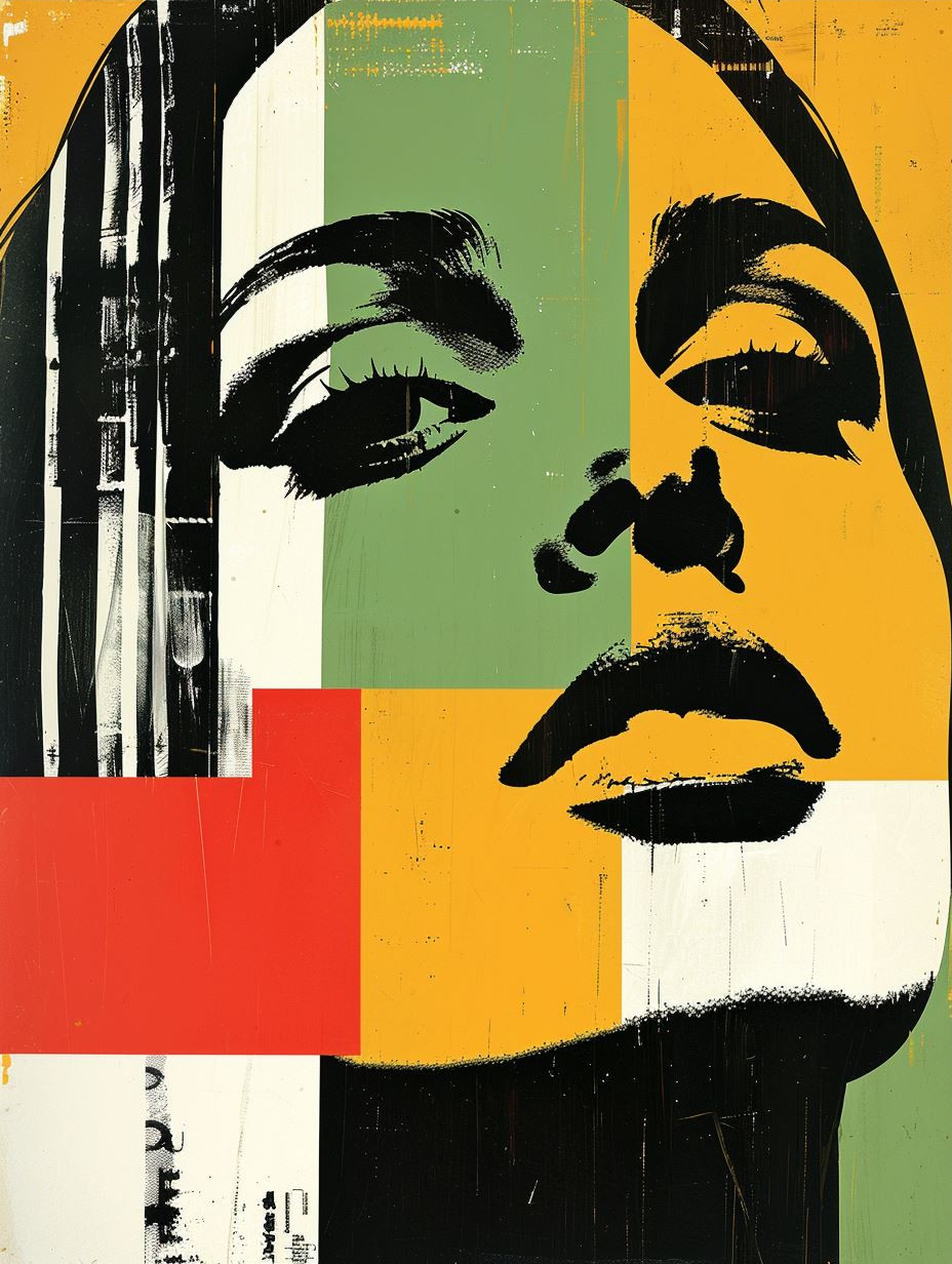 Modern Pop Art Portrait Collage - Image 3