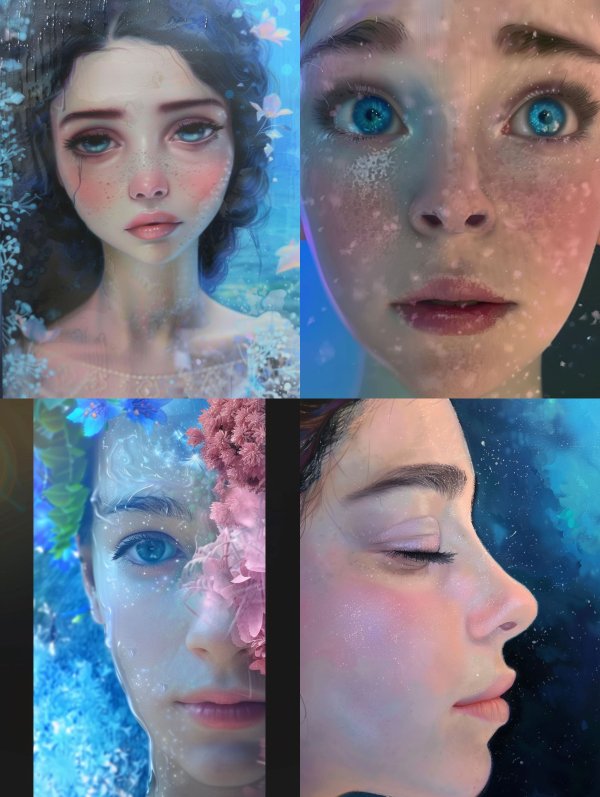 Ethereal Visions of Digital Beauty