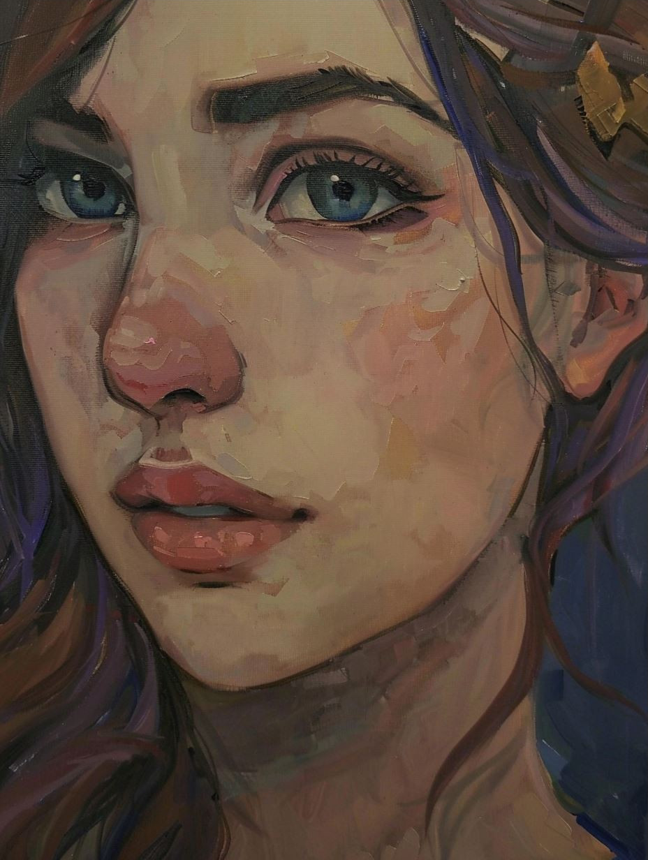 Artistic Journey: From Sketch to Digital Portrait - Image 3